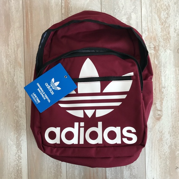 NWT Adidas Trefoil Pocket Backpack - Picture 2 of 5